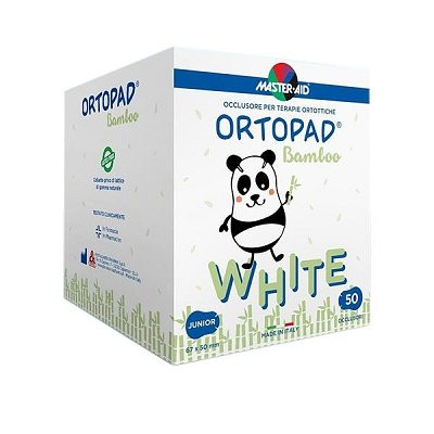 Master-aid ocluzor copii ortopad alb junior 67x50 mm x50 buc