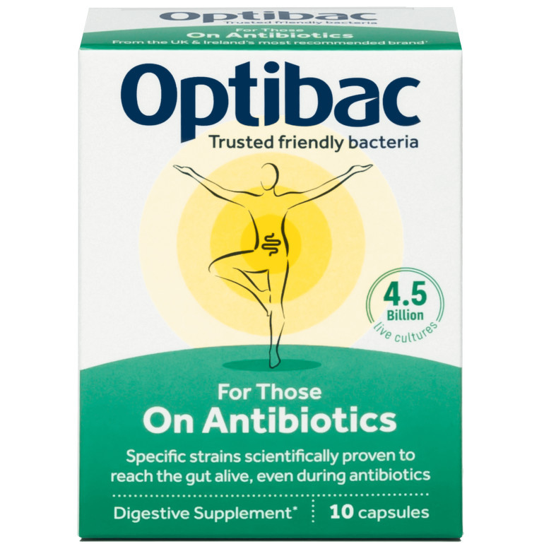 Optibac in tratament cu antibiotic x10cps