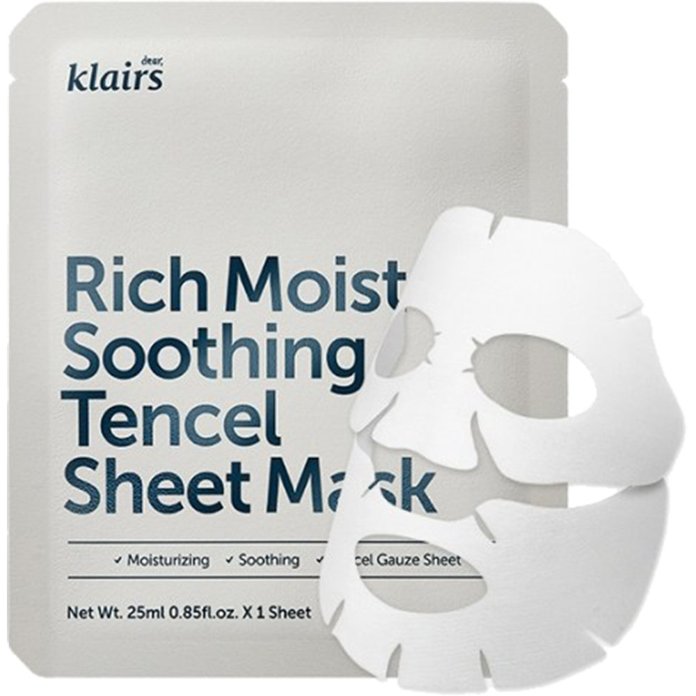 Rich moist soothing masca de fata 1 bucata, dear klairs
