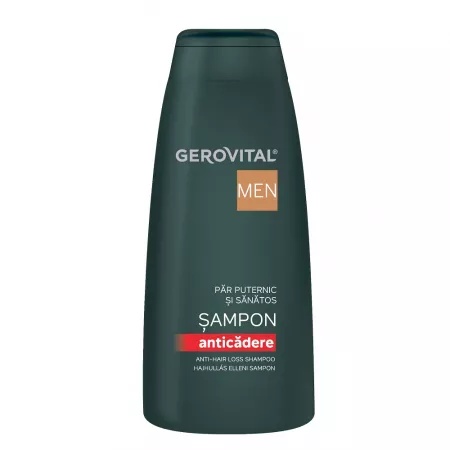 Sampon Anticadere Gerovital Men - 400 ml, Păr Sănătos și Puternic