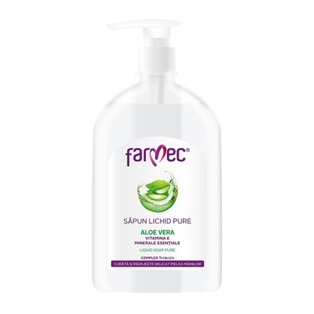 Săpun lichid pure cu aloe vera, 500 ml, Farmec