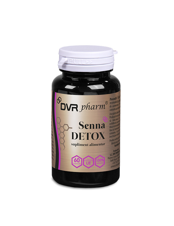 Senna Detox x60cps - Suport Digestiv și Detoxifiere Naturală