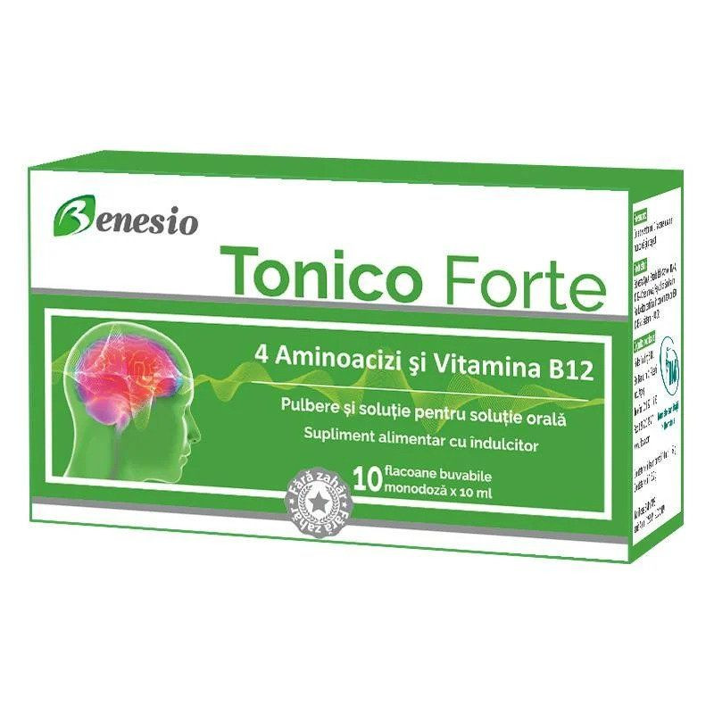 Tonico forte, 10 flacoane buvabile, benesio