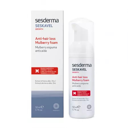 Tratament spuma impotriva caderii parului seskavel, 50 ml, sesderma