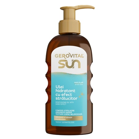 Ulei de corp hidratant după plajă Sun, 150 ml, Gerovital