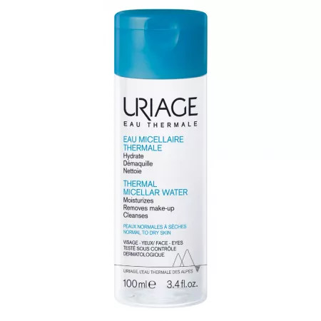 Apa micelara termala pentru ten normal-uscat, 100ml, Uriage