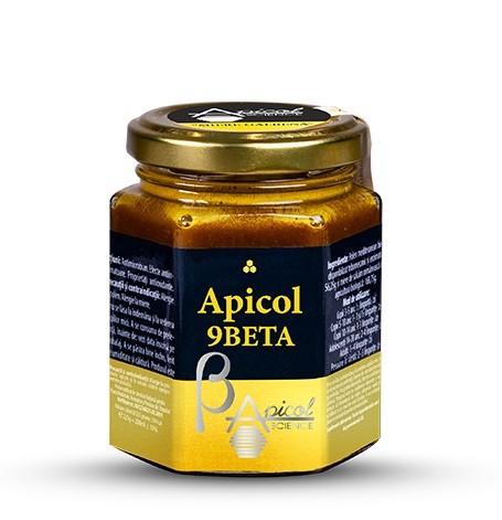 Apicolscience miere galbena 9 beta, 225 g
