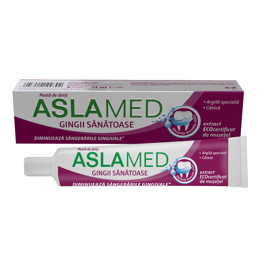 Aslamed Pasta Dinti Gingii Sanatoase x 75ml 3012