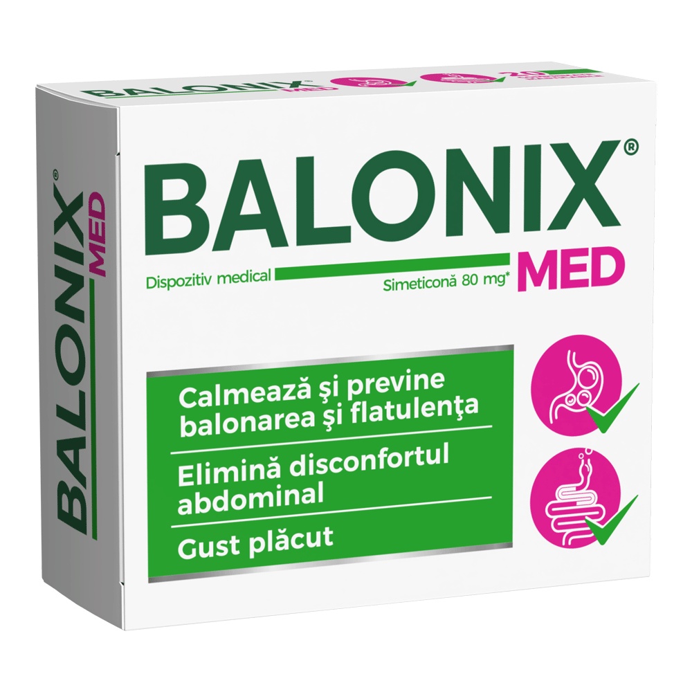 Balonix Med, 20 comprimate masticabile