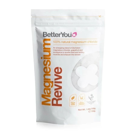 BetterYou Magnesium Revive fulgi de baie cu magneziu, grapefruit si eucalipt, 750 g