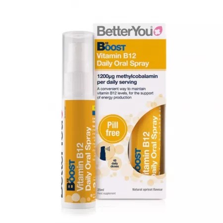 Boost vitamina b12 oral spray, 25 ml, betteryou