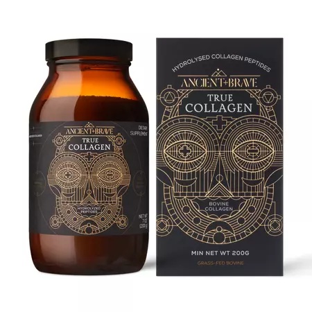 Colagen hidrolizat pudra true collagen, 200 g, ancient and brave