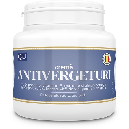 Cremă antivergeturi Q4U, 500 ml, Tis Farmaceutic