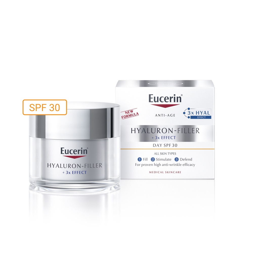 Cremă de zi antirid SPF 30 Hyaluron-Filler, 50 ml, Eucerin