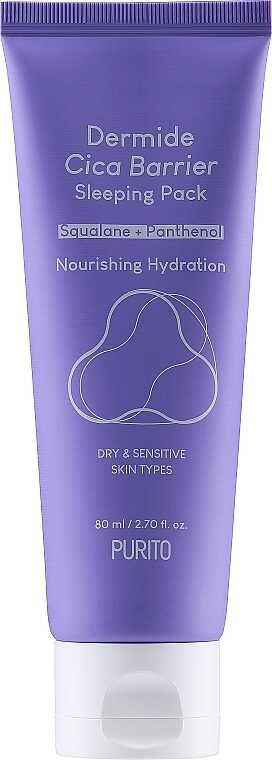 Crema pentru noapte Dermide Cica Barrier, 80ml, Purito