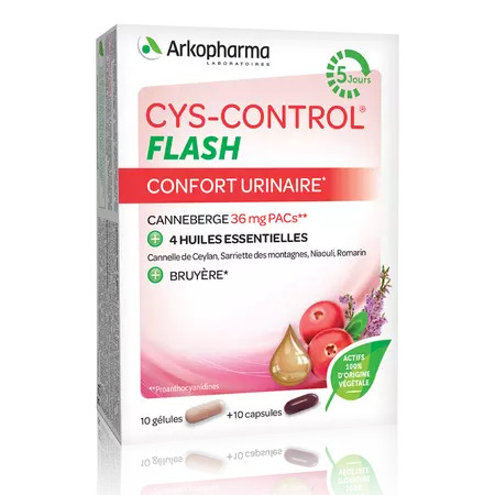 Cys-control flash, 20 capsule, arkopharma