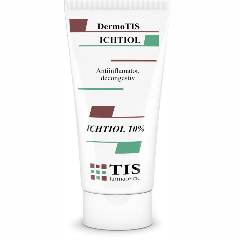 DermoTis Unguent Ichtiol 10% - Tratament Natural Antiinflamator