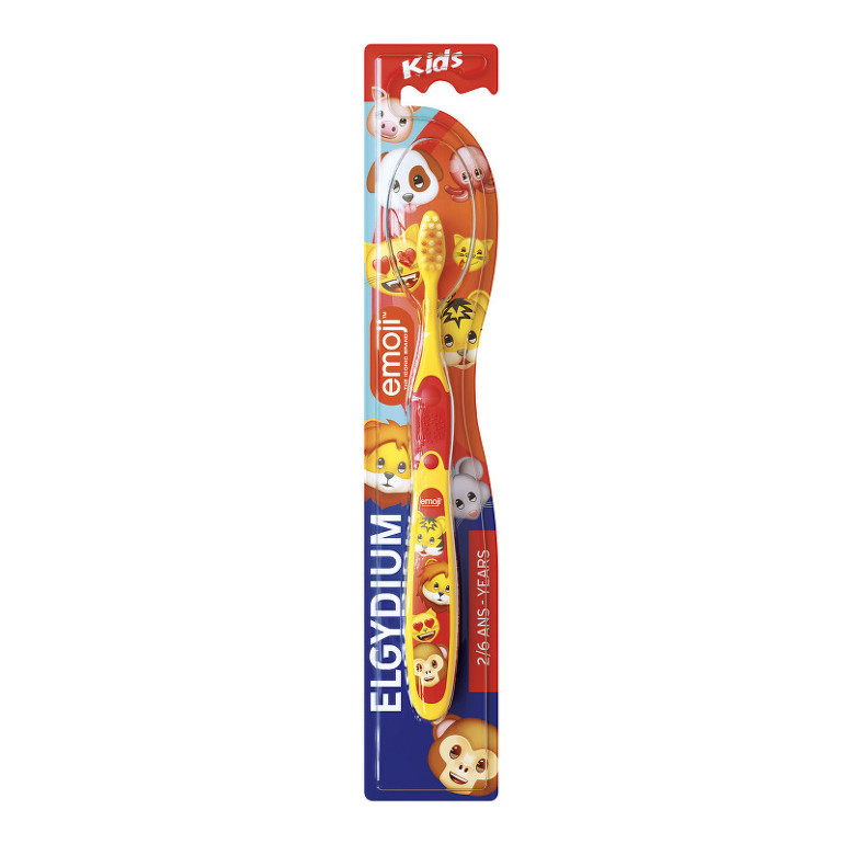 Elgydium periuta dinti kids emoji