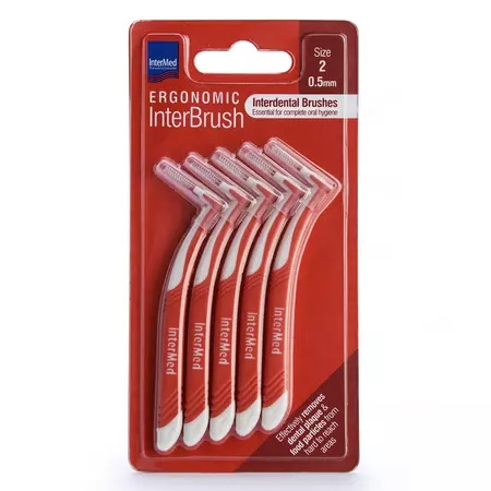 Ergonomic periuta interdentara 0.5 mm, 5 bucati