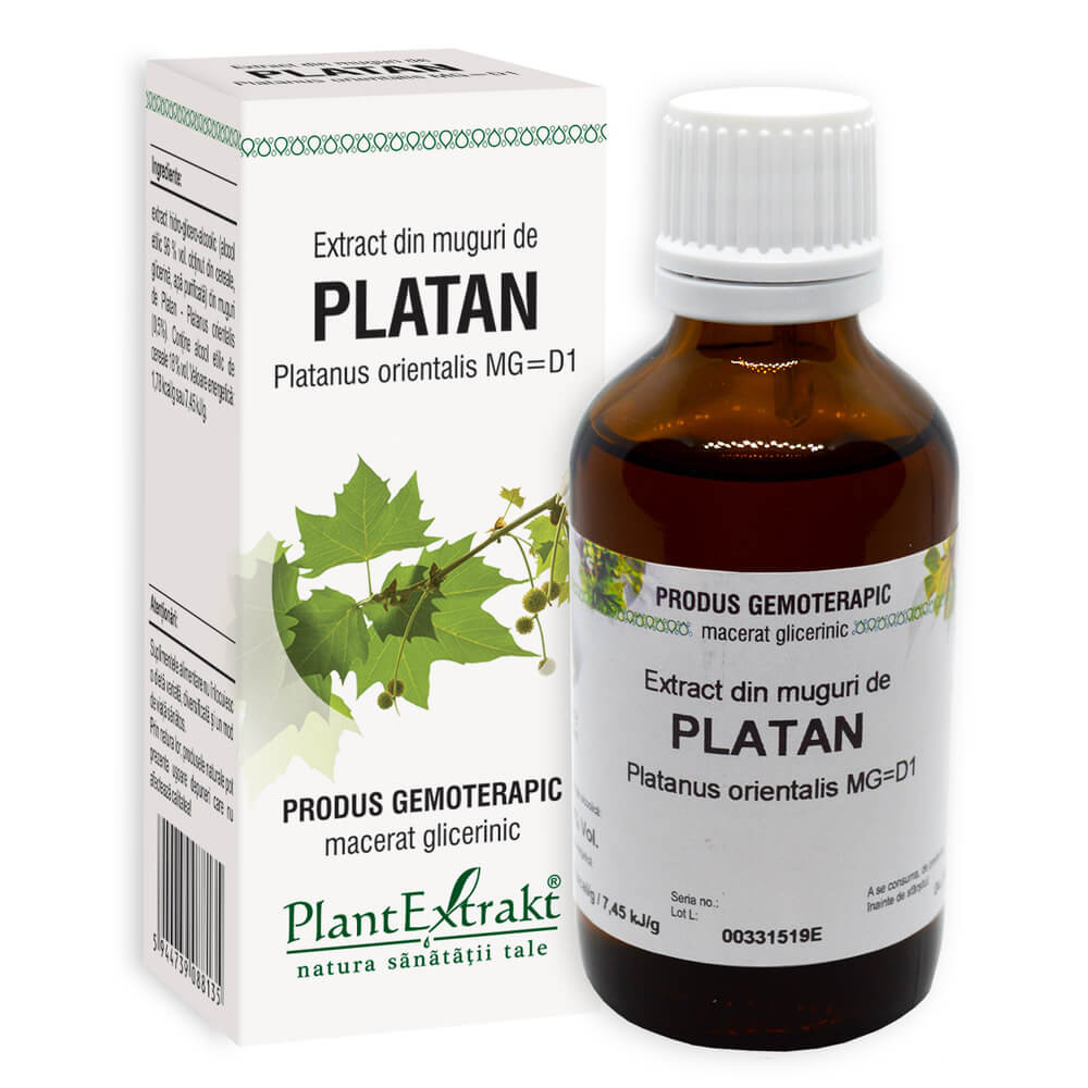 Extract Muguri de Platan 50ml - Drenor Natural pentru Piele Sănătoasă
