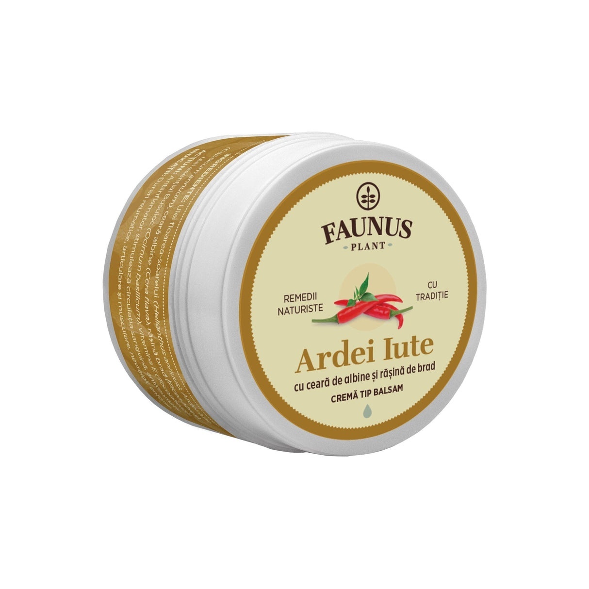 Faunus crema-balsam cu ardei iute si rasina de brad, 50 ml