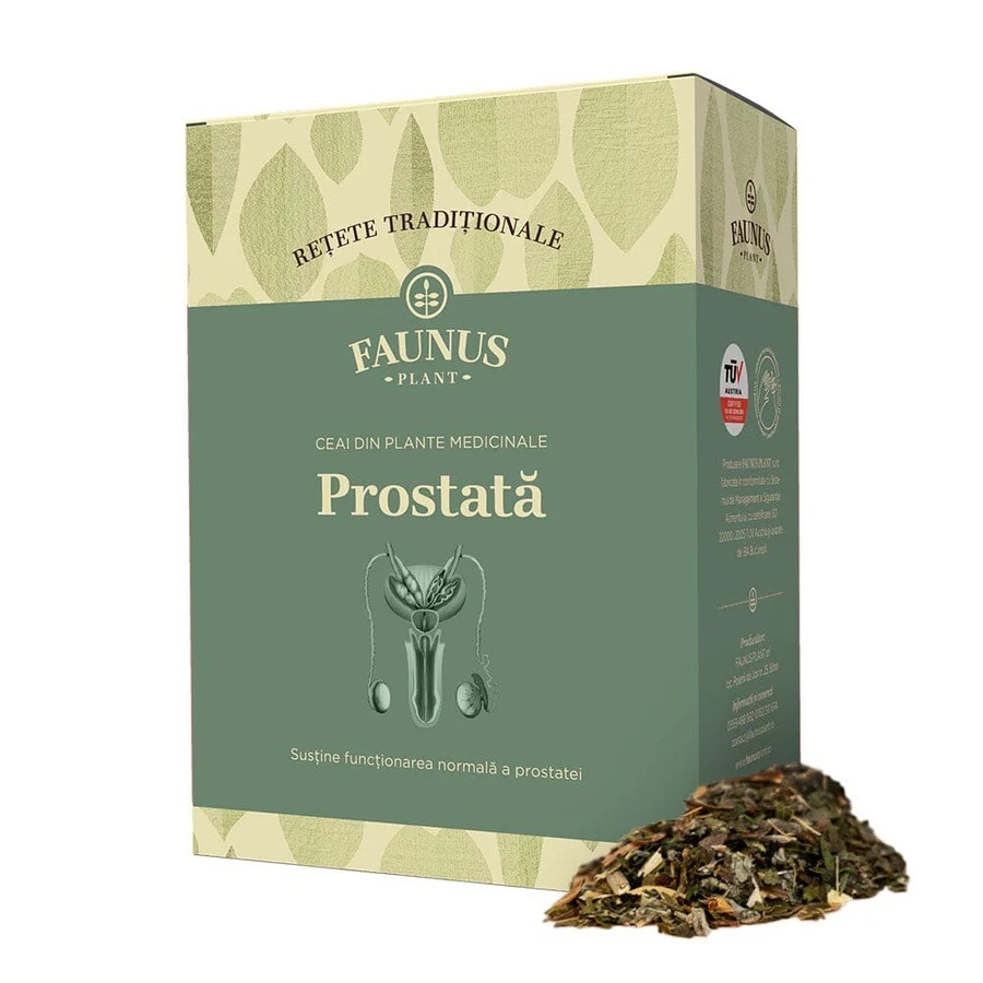 Faunus Retete Traditionale ceai pentru prostata din 7 plante, 180 g
