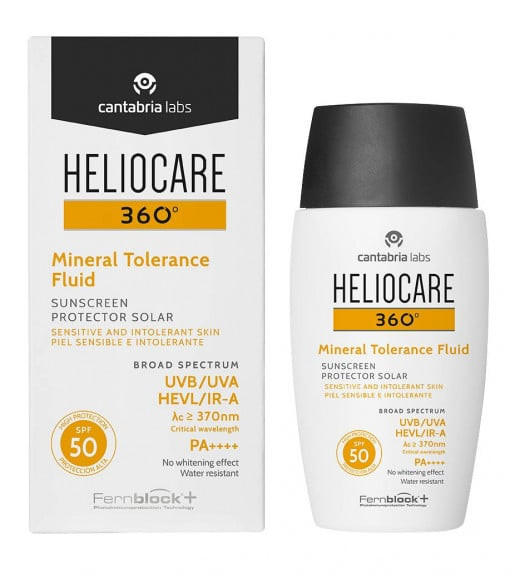 Fluid mineral pentru protectie solara cu spf 50 heliocare 360, 50 ml, cantabria labs