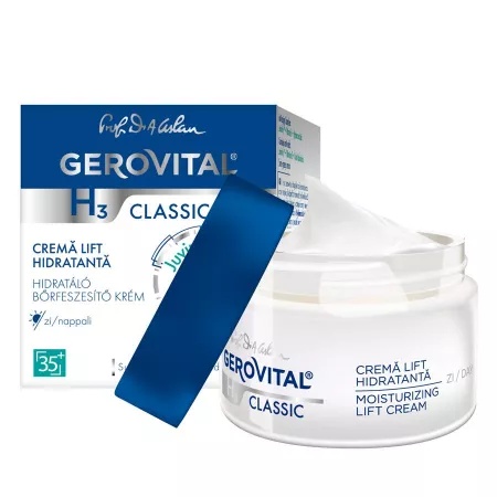 Gerovital H3 Classic crema lift hidratanta de zi, 50 ml