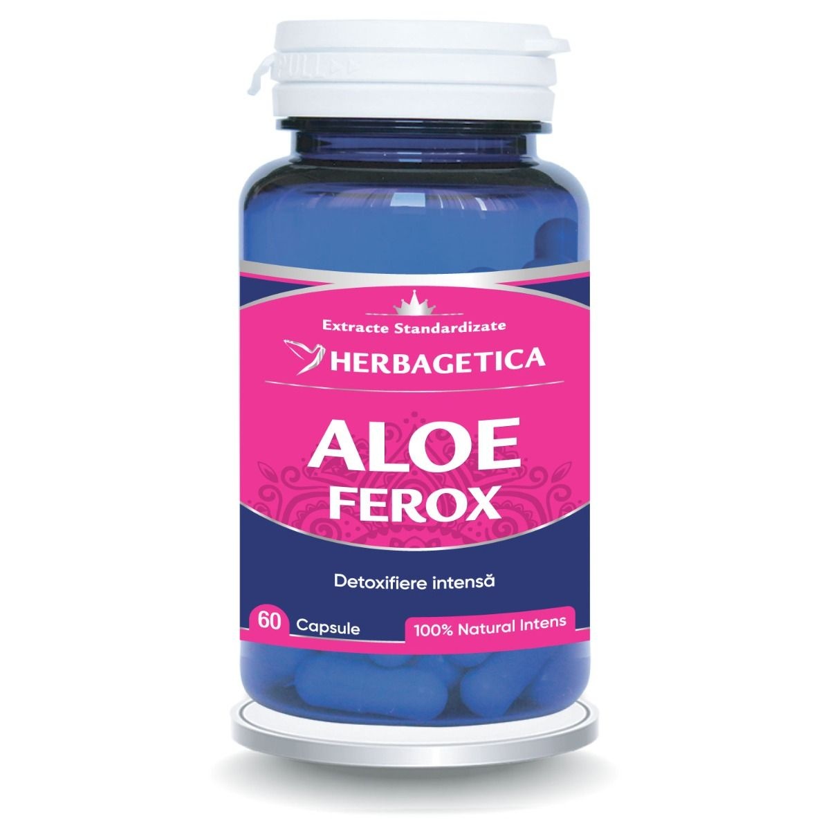 Herbagetica Aloe Ferox, pachet 2 x 60 capsule