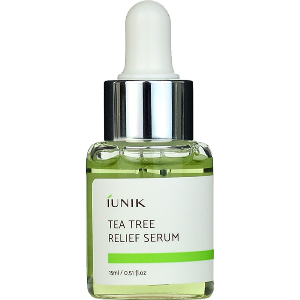 Iunik tea tree relief ser de fata calmant si hidratant 15ml