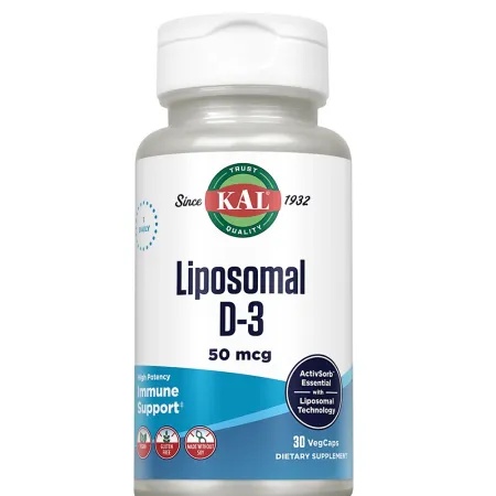 KAL Vitamina D3 lipozomala 2000 UI, 30 capsule vegetale