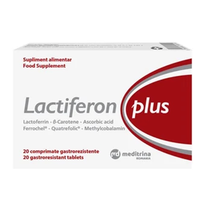 Lactiferon Plus, 20 comprimate gastrorezistente