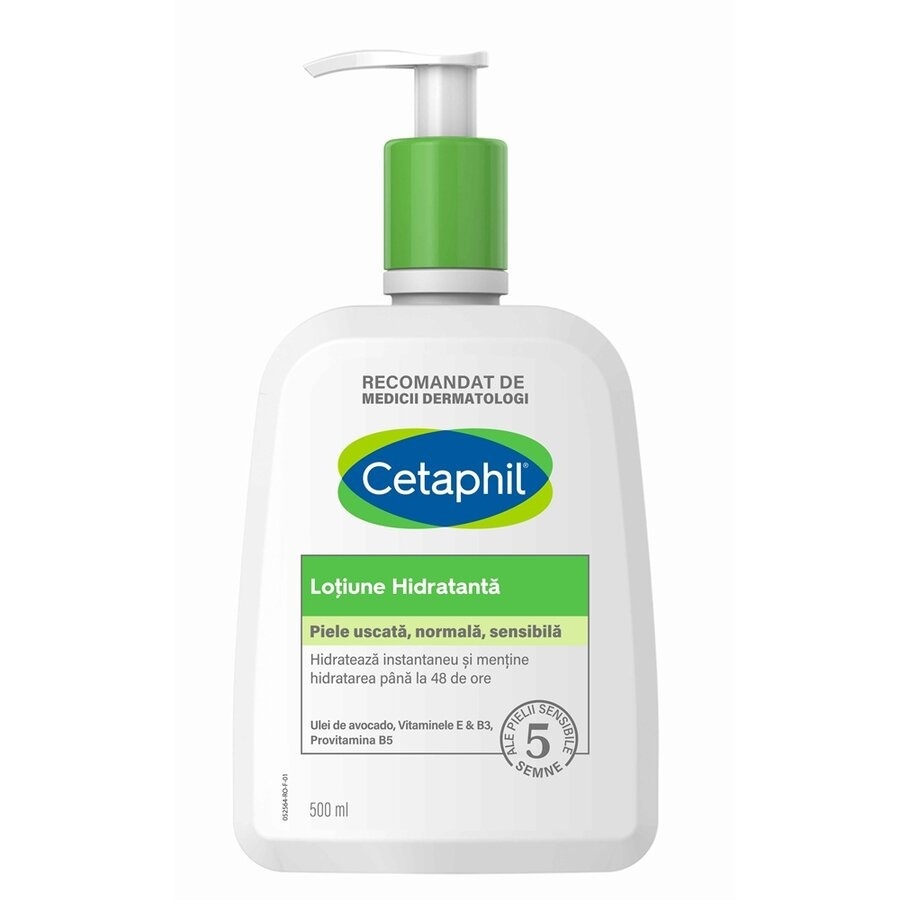 Loțiune hidratantă pentru față și corp, 500 ml, Cetaphil