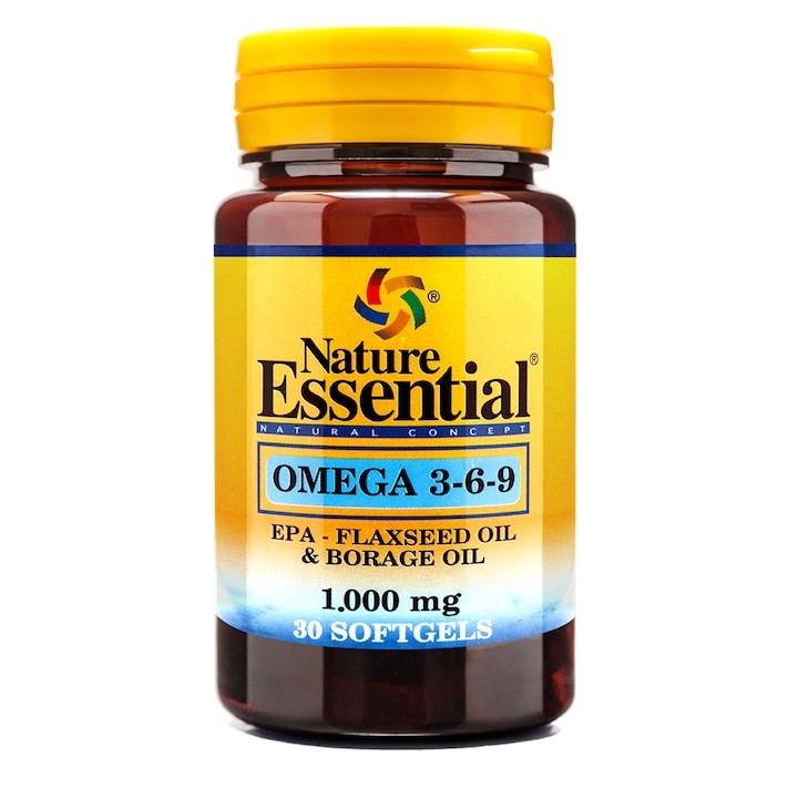 Omega 3-6-9 , 30 capsule, nature essential