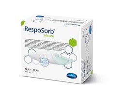 Pansament resposorb silicone hartmann, 8 x 8 cm, 10 buc