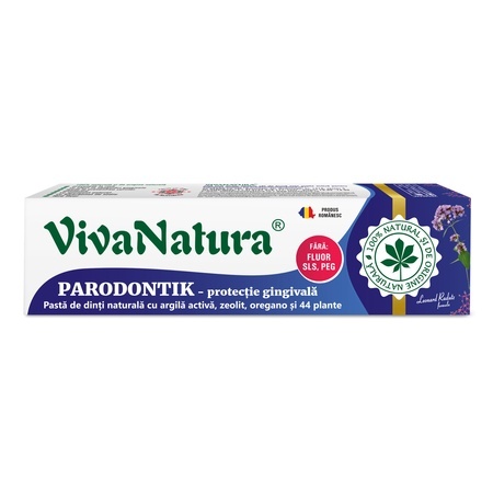 Pastă de dinți GennaDent Parodontik, 80 ml, Vivanatura