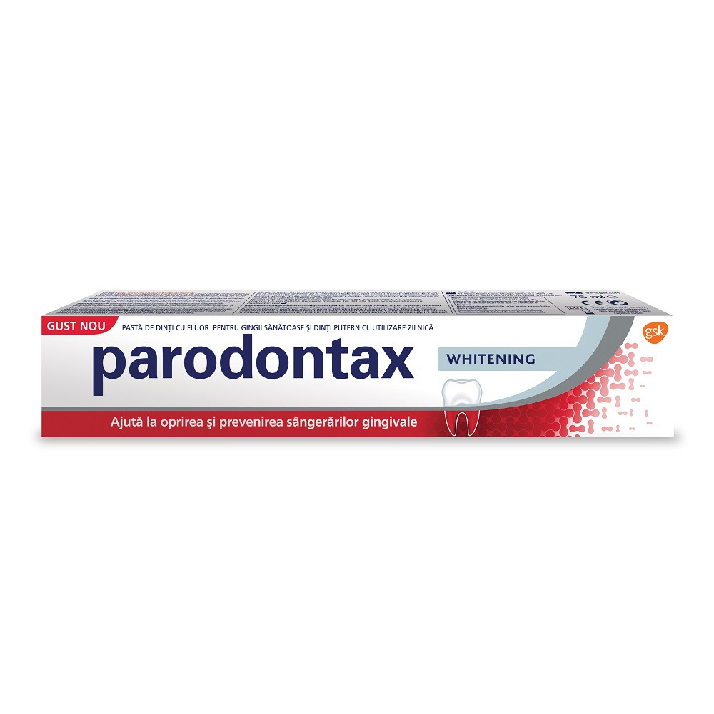 Pasta de dinti whitening parodontax, 75 ml, gsk