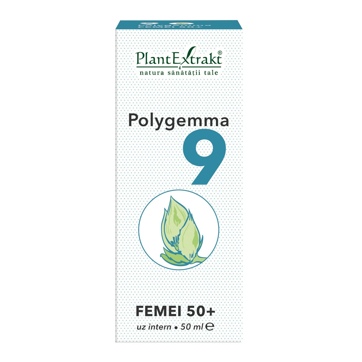 Polygemma 9, femei 50+, 50 ml, plant extrakt