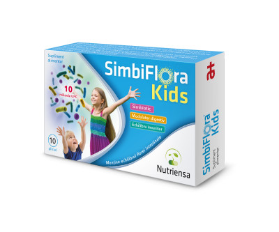 SimbiFlora Kids - Probiotice și Vitamina D pentru Digestie și Imunitate