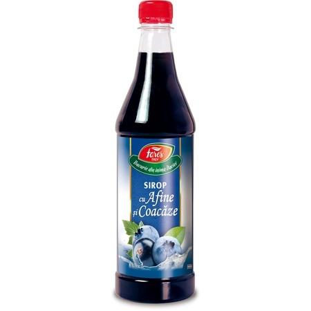 Sirop cu afine și coacaze, 700 ml, Fares