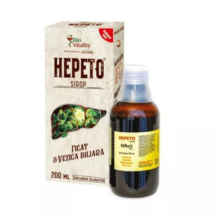 Sirop hepeto, 200 ml, bio vitality
