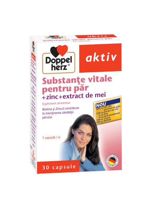 Substante vitale pentru par, 30 capsule, doppelherz