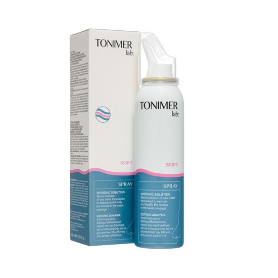 Tonimer Lab Soft Spray spray nazal izotonic cu apa de mare, 125 ml