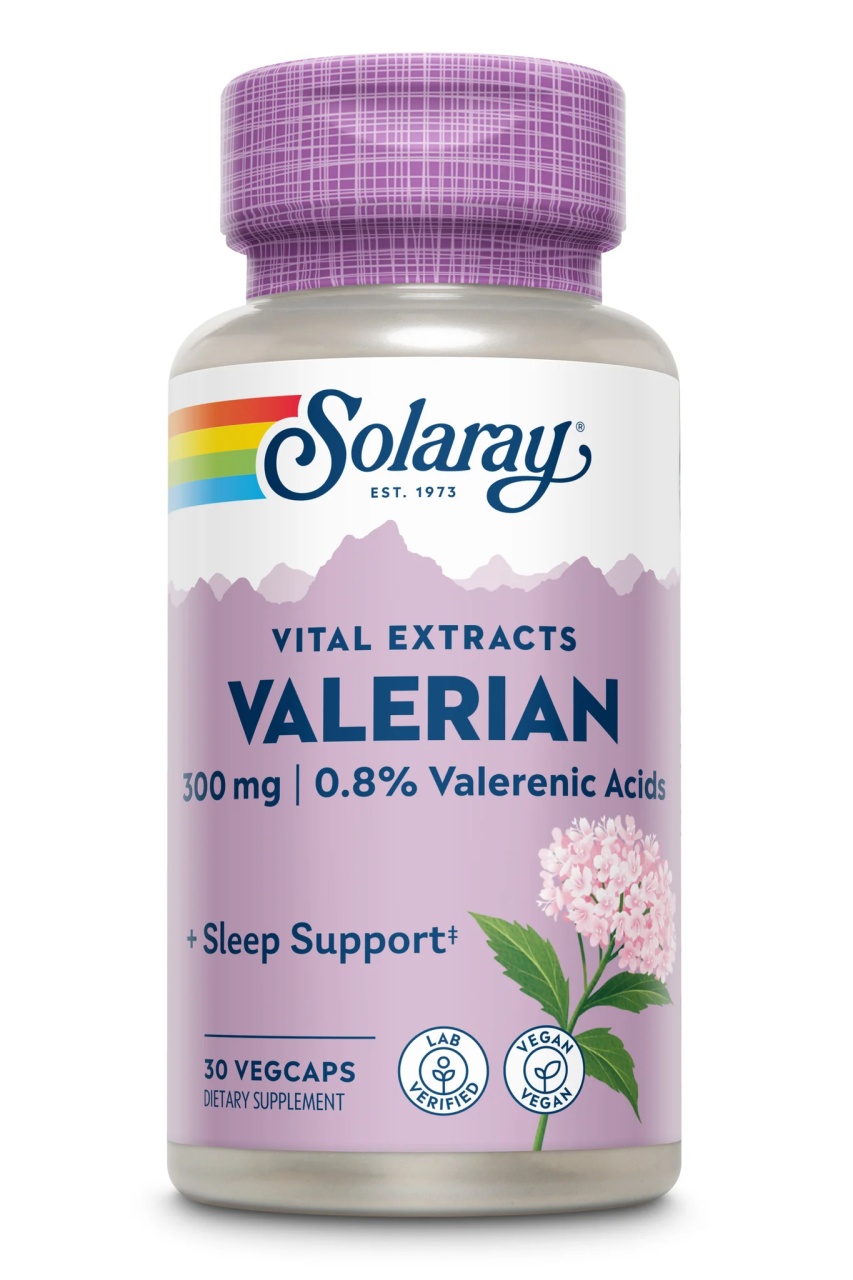 Valerian Solaray - 30 Capsule pentru Somn Odihnitor și Reducere Stres