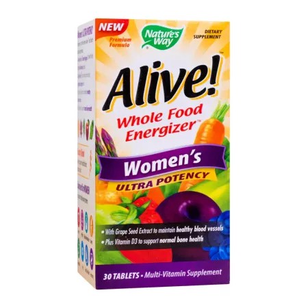 Alive once daily women ultra natures way, 30 tablete, secom