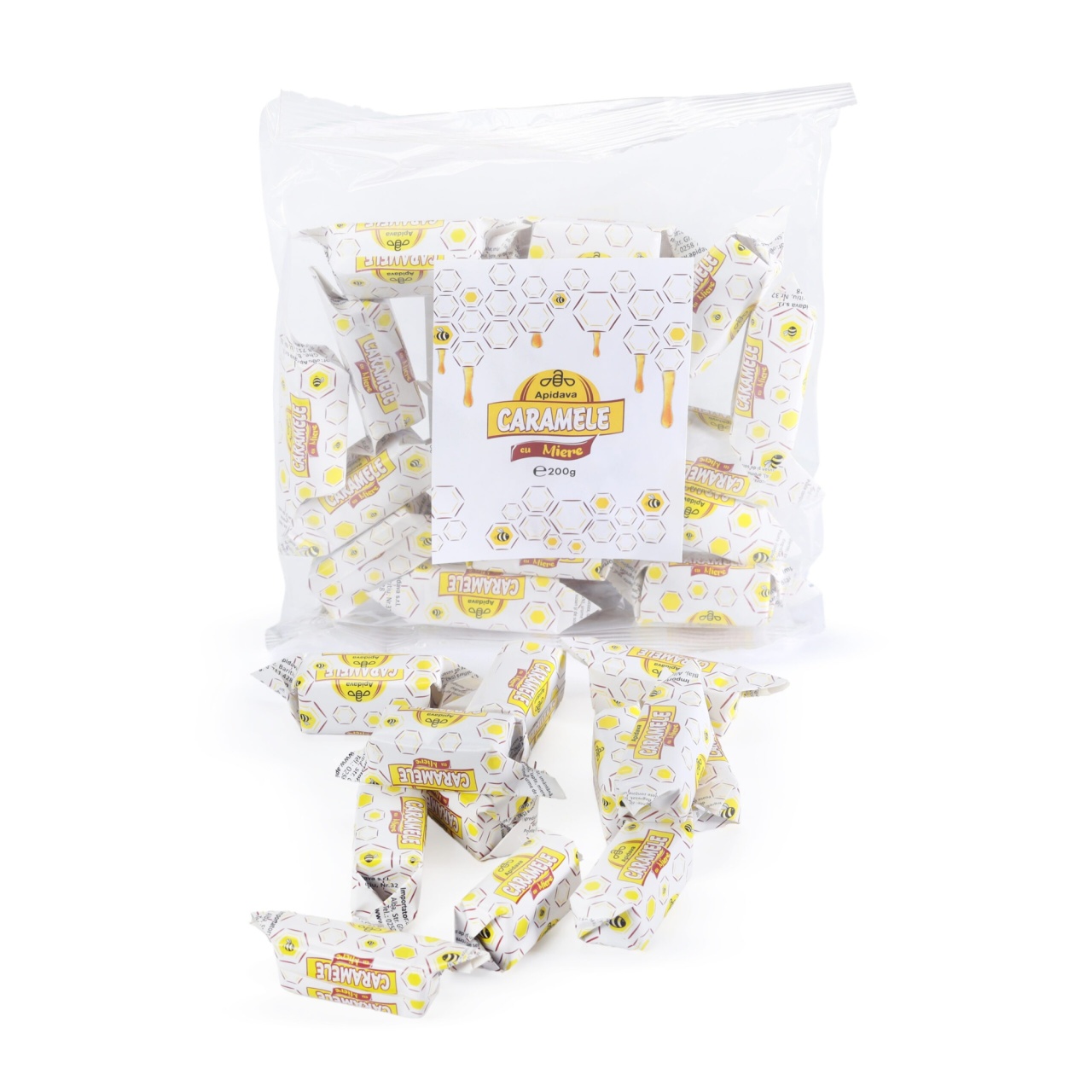 Apidava Caramele cu Miere, 200 g