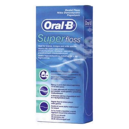 Ata dentară Super Floss, 50 bucăți, Oral-B