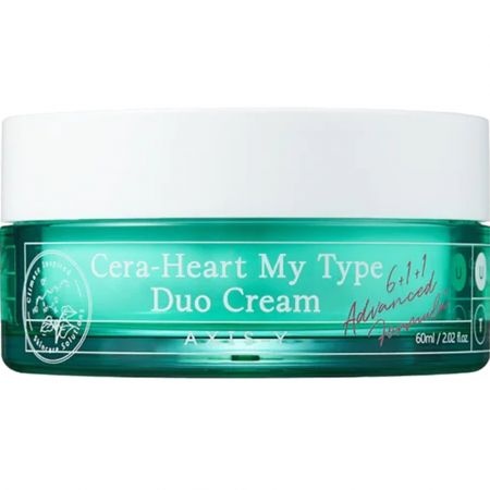 Axis-Y Cera-Heart My Type Duo crema hidratanta 2 in 1 cu ceramide si heartleaf, 60 ml