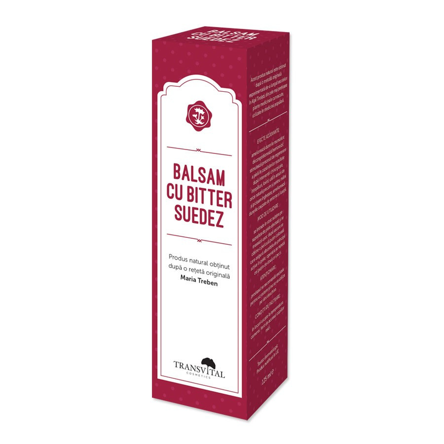 Balsam cu bitter suedez 125ml parafarm