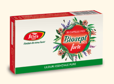 Biosept forte, 20 capsule moi, fares